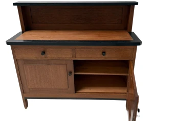 Art Deco Modernist Credenza or Sideboard by H. Fels for L.O.V. Oosterbeek